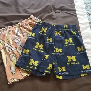 Boys lot pj shorts size 4t